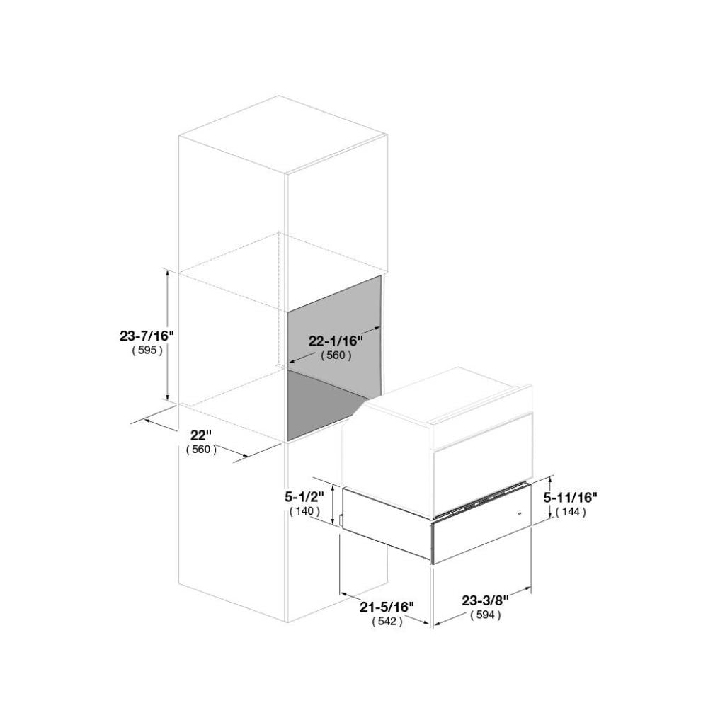 Distinto 24" Warming Drawer