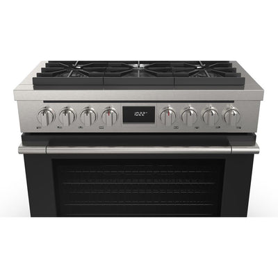 Fulgor Milano Accento 36" Dual Fuel Range#top-options_Stainless Steel