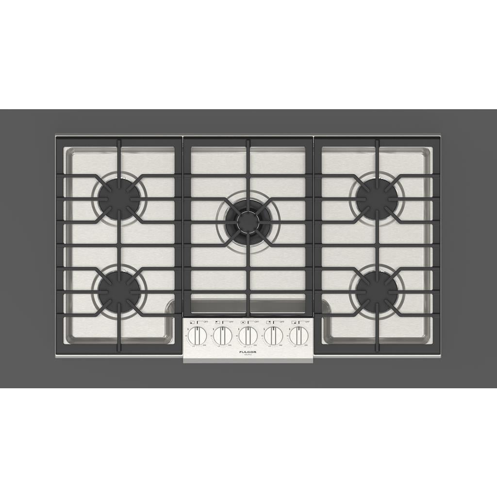 Fulgor Milano Distinto 36" Gas Cooktop#top-options_Stainless Steel