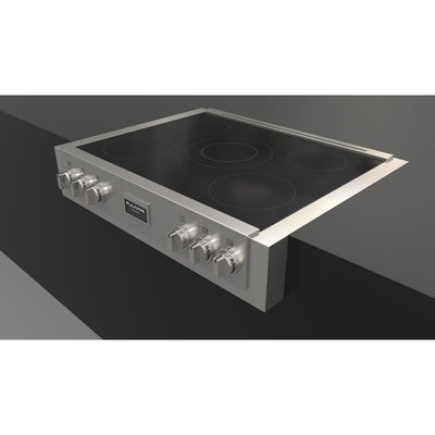 Fulgor Milano Sofia 36" Induction Pro Range Top#top-options_Stainless Steel