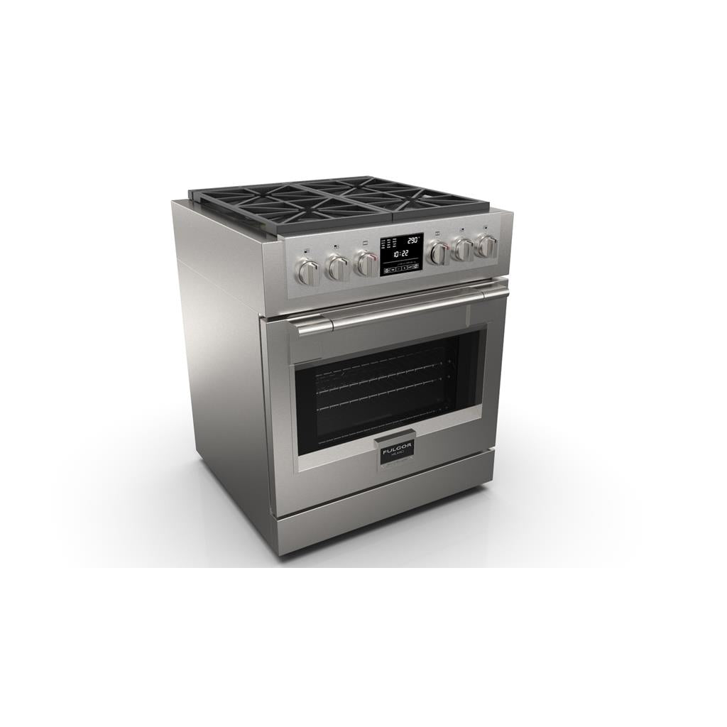 Fulgor Milano Sofia 30" Dual Fuel Pro Range