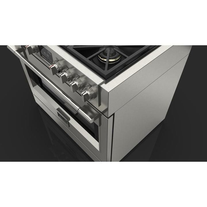 Fulgor Milano Sofia 36" Dual Fuel Pro Range with Griddle#top-options_Stainless Steel