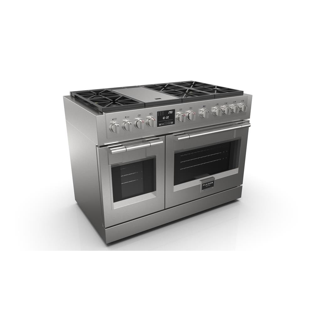Fulgor Milano Sofia 48" Dual Fuel Pro Range with Griddle