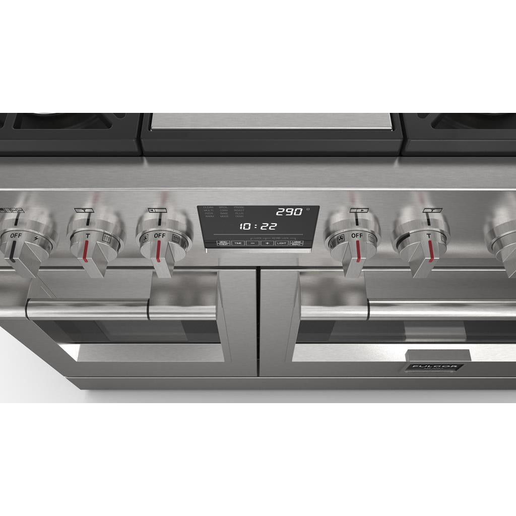 Fulgor Milano Sofia 48" Dual Fuel Pro Range with Griddle