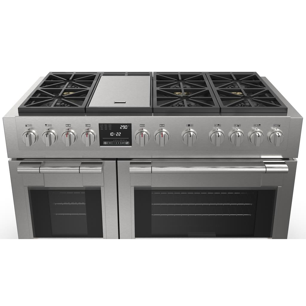 Fulgor Milano Sofia 48" Dual Fuel Pro Range with Griddle