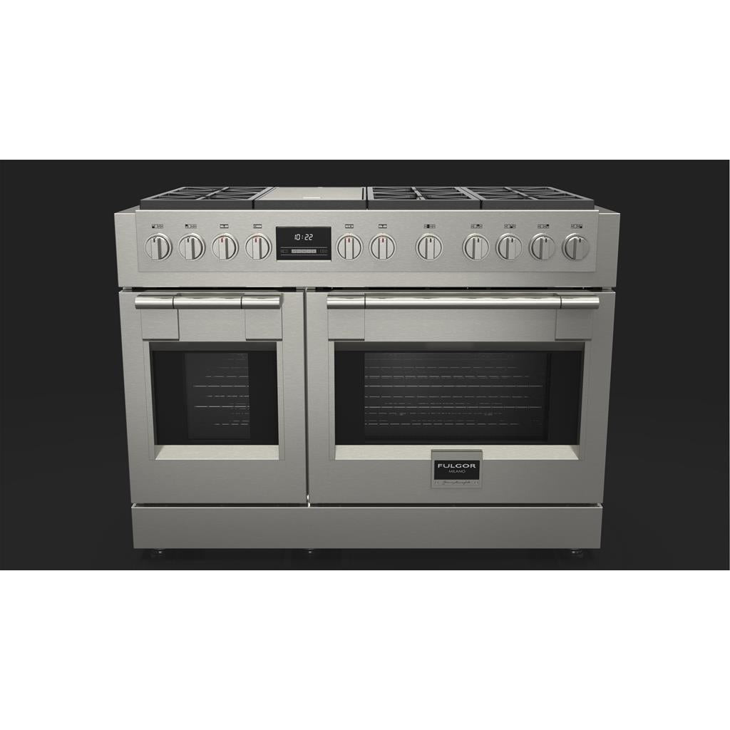 Fulgor Milano Sofia 48" All Gas Pro Range#top-options_Stainless Steel