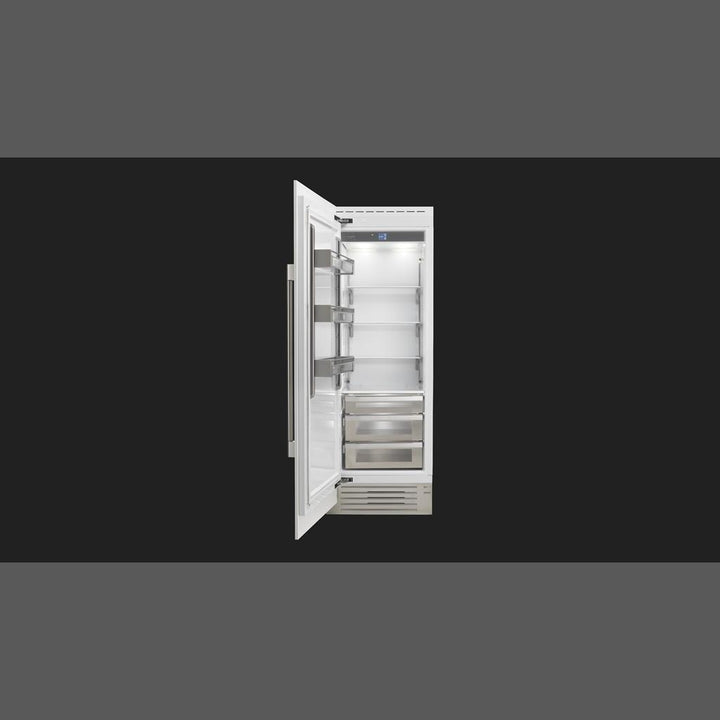 30" LH - Integrated Bottom Compressor Column - Refrigerator