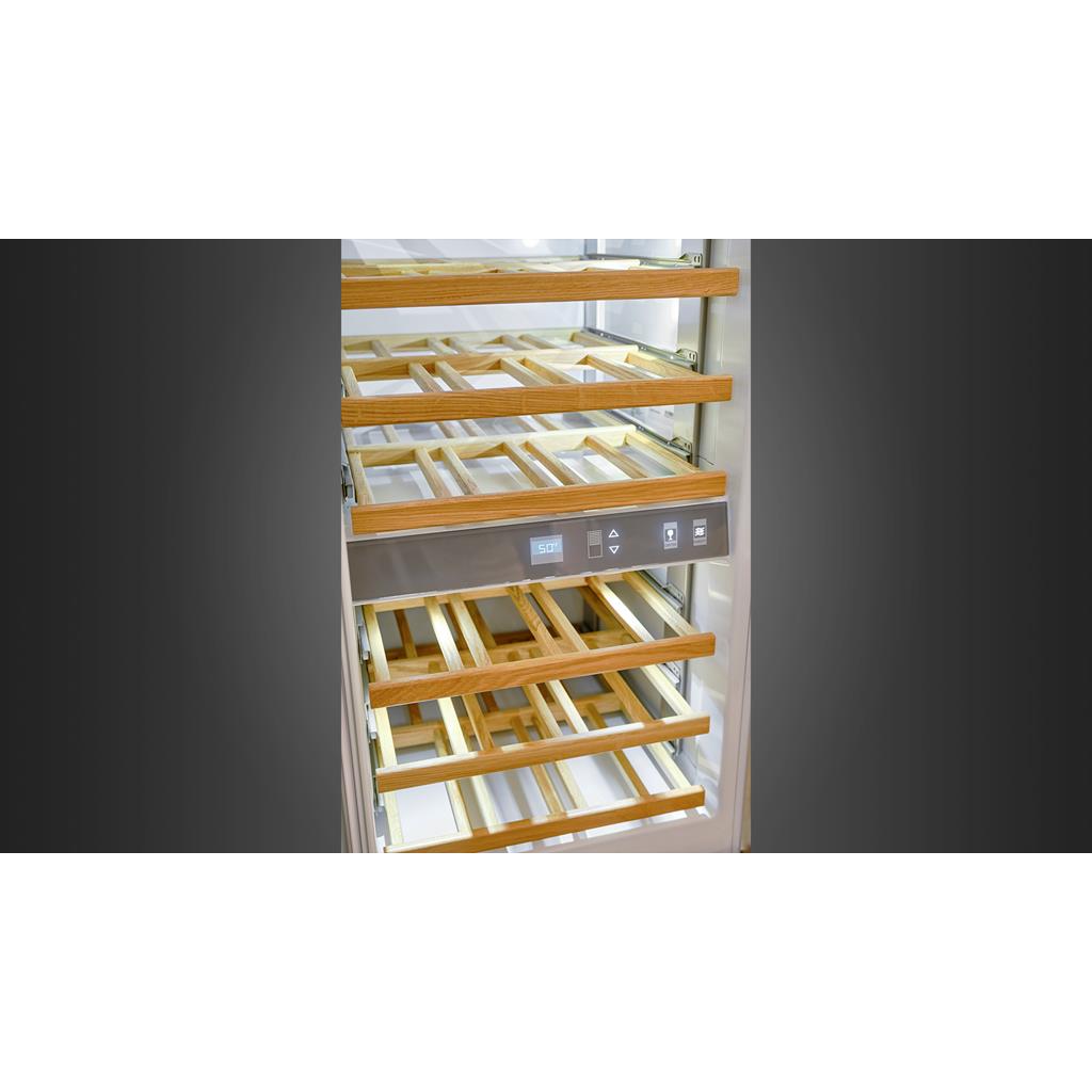 Fulgor Milano  24" Pro Wine Cellar, Left Door, Stainless Steel#finish_stainless-steel