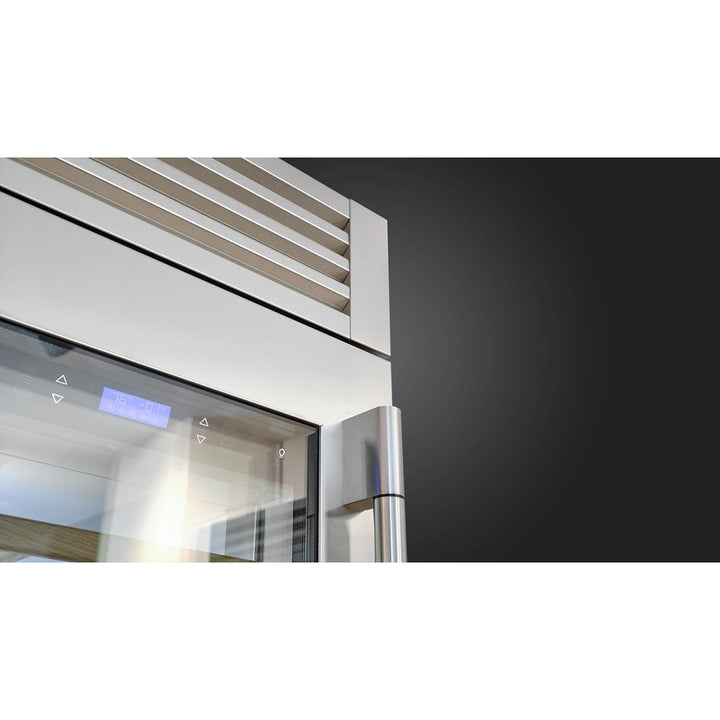 Fulgor Milano  24" Pro Wine Cellar, Left Door, Stainless Steel#finish_stainless-steel