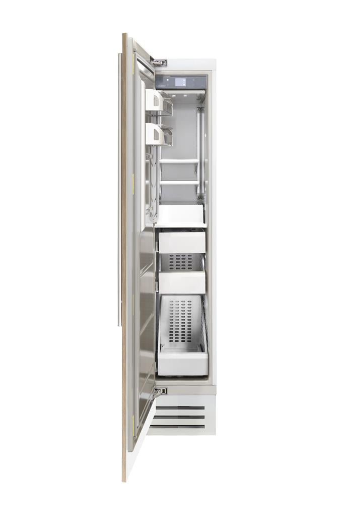 Fhiaba Integrated Series 18" Panel Ready Column Freezer, Left Hinge