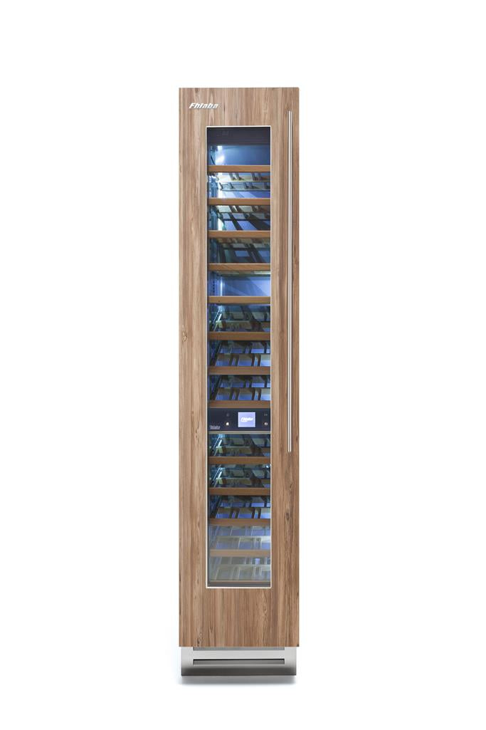 Fhiaba Integrated Series 18" Panel Ready Column Wine Cellar, Left Hinge