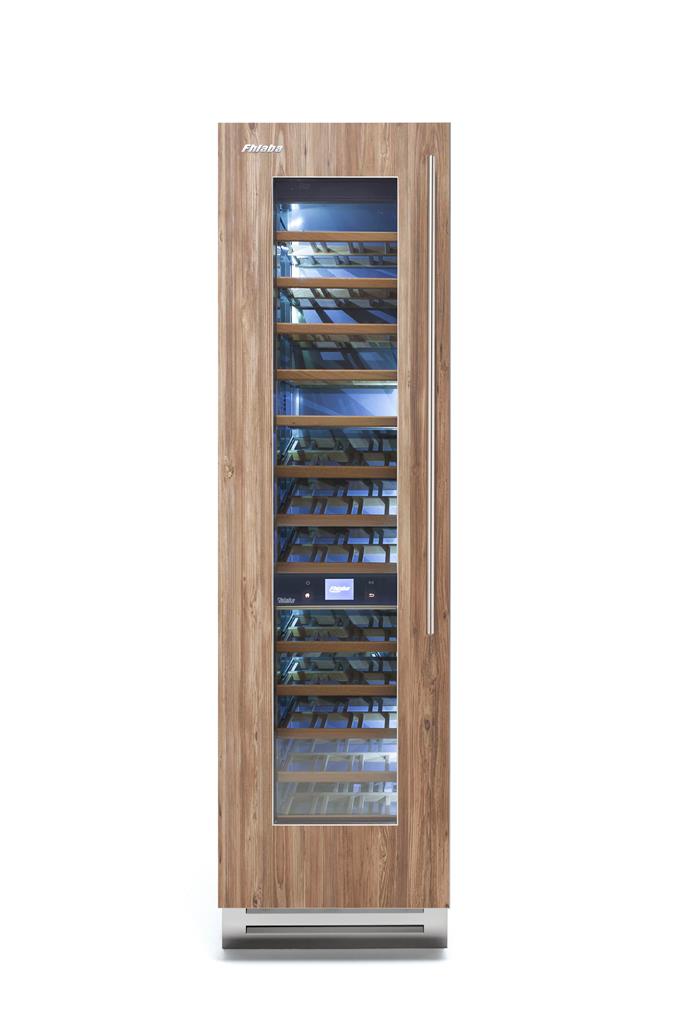 Fhiaba Integrated Series 24" Panel Ready Column Wine Cellar, Left Hinge