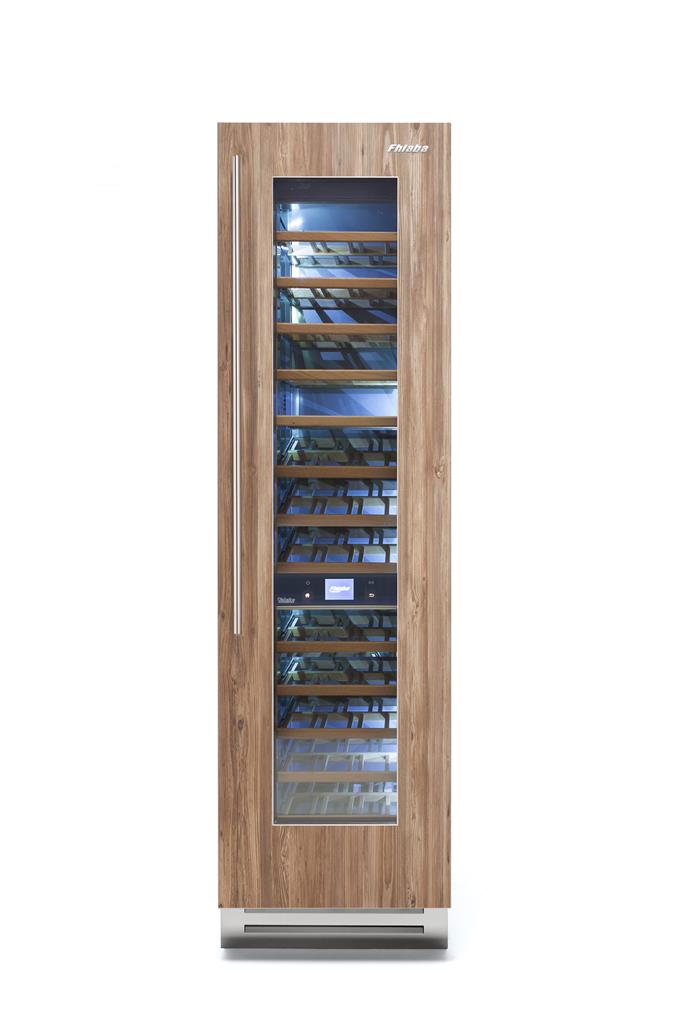 Fhiaba Integrated Series 24" Panel Ready Column Wine Cellar, Right Hinge