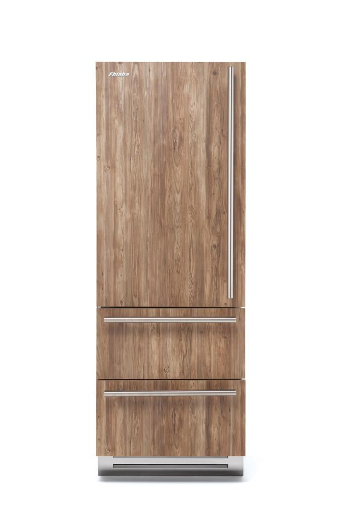 Integrated 30" Fridge And Freezer, Left Hinge