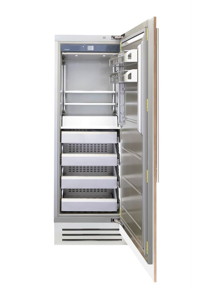 Fhiaba Integrated Series 30" Panel Ready Column Freezer, Right Hinge