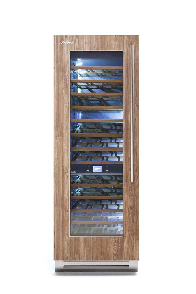 Fhiaba Integrated Series 30" Panel Ready Column Wine Cellar, Left Hinge