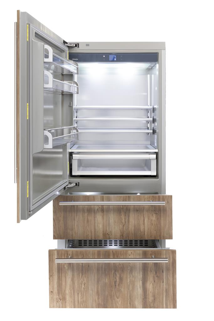 Integrated 36" Fridge And Freezer, Left Hinge