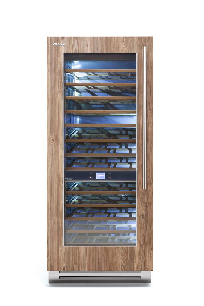 Fhiaba Integrated Series 36" Panel Ready Column Wine Cellar, Left Hinge