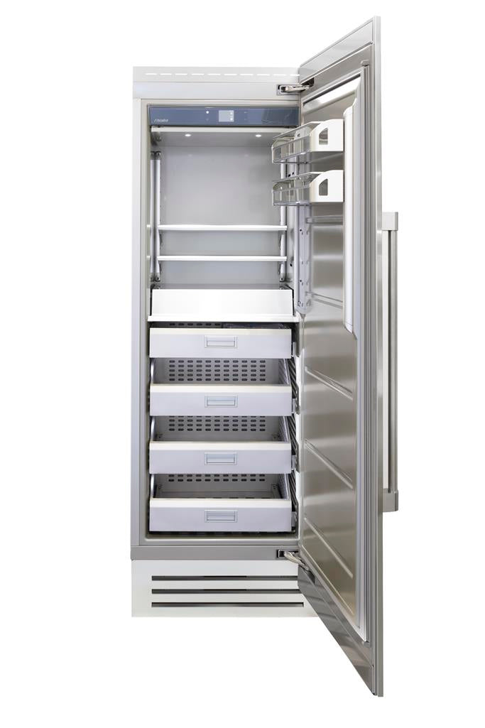 Fhiaba Classic Series 30" Stainless Column Freezer, Right Hinge