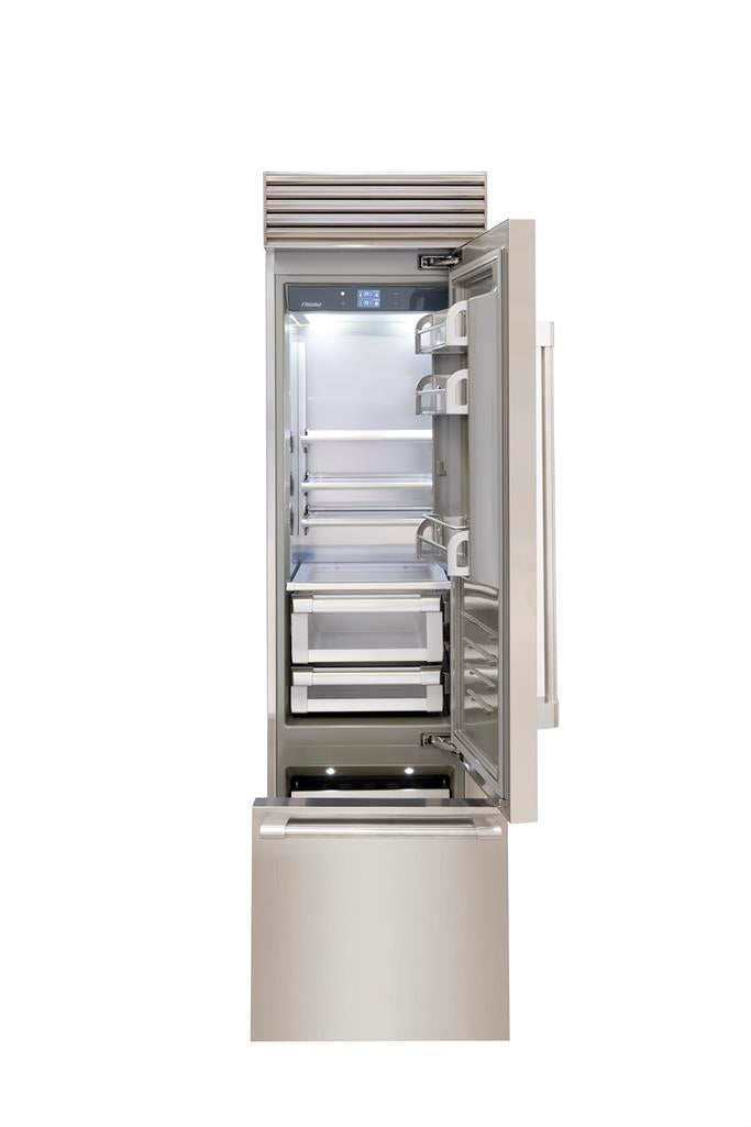 Fhiaba X-Pro Series 24" Stainless Refrigerator And Freezer, Right Hinge