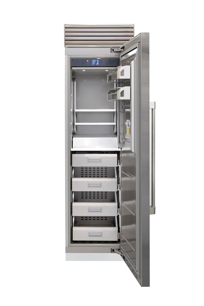 Fhiaba X-Pro Series 24" Stainless Column Freezer, Right Hinge