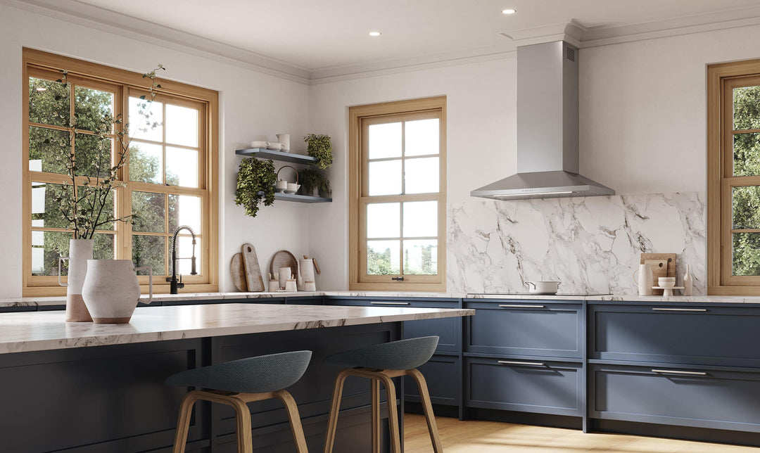 Falmec VULCANO Plus NRS 30" Stainless Steel Ventilation Hood Lifestyle 2