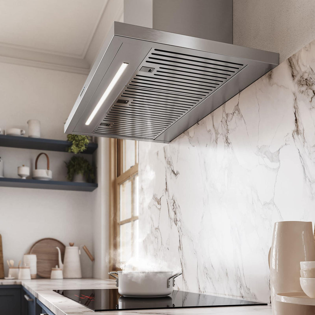 Falmec VULCANO Plus NRS 30" Stainless Steel Ventilation Hood Lifestyle 3