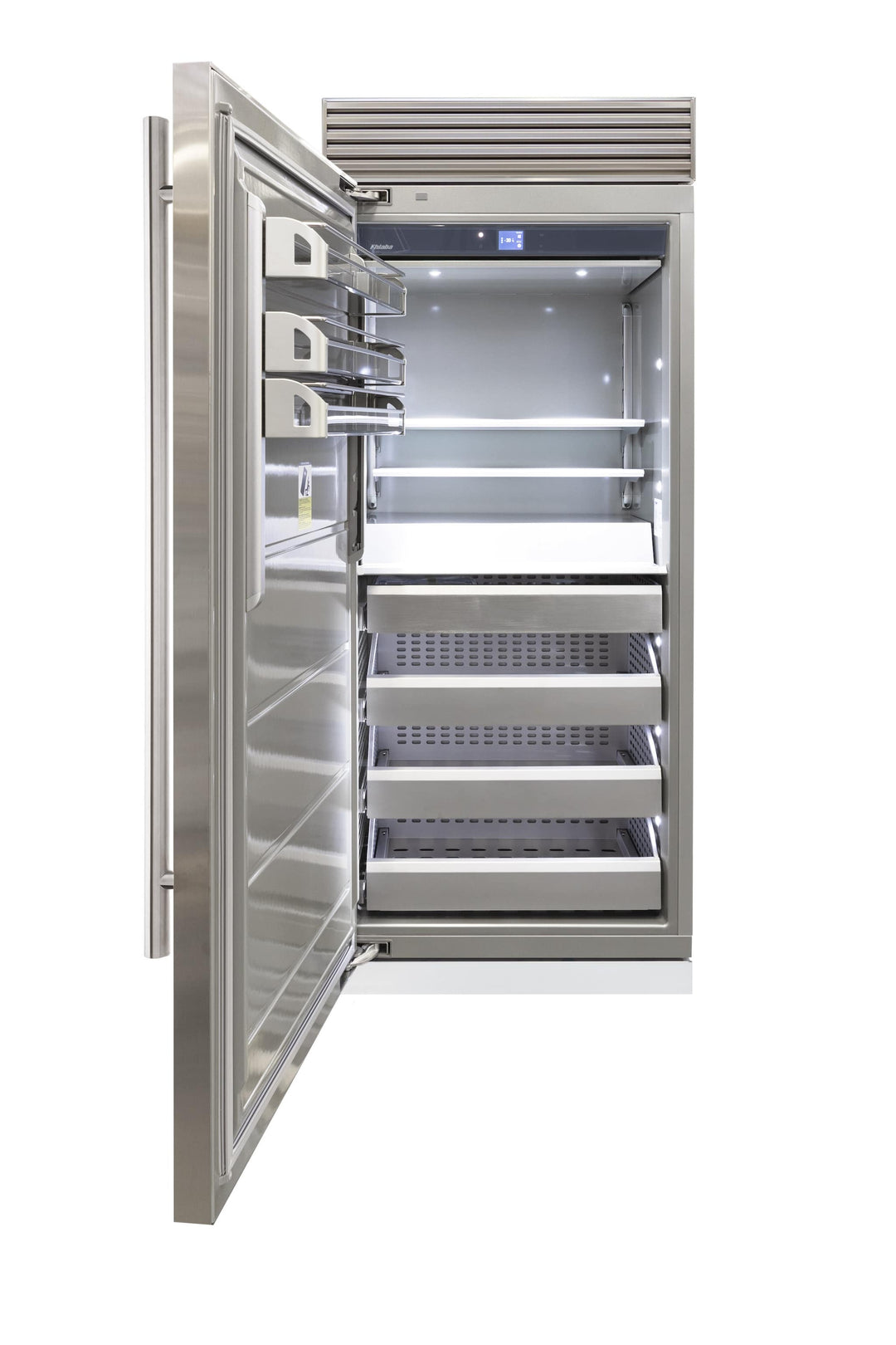 Fhiaba X-Pro Series 36" Stainless Column Freezer, Left Hinge