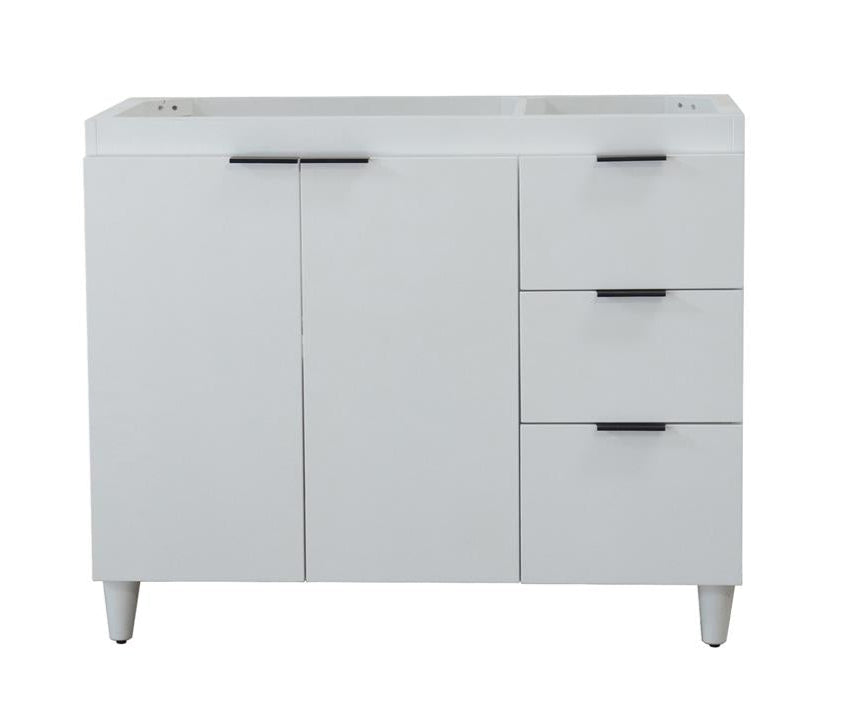 Bellaterra Evora 38.5" Single Vanity, French Gray, Cabinet Only