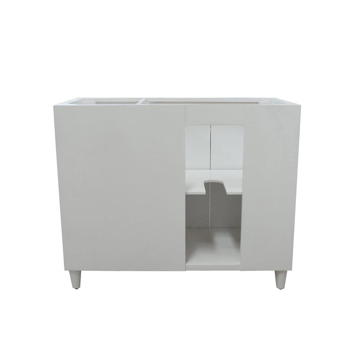 Bellaterra Evora 38.5" Single Vanity, French Gray, Cabinet Only