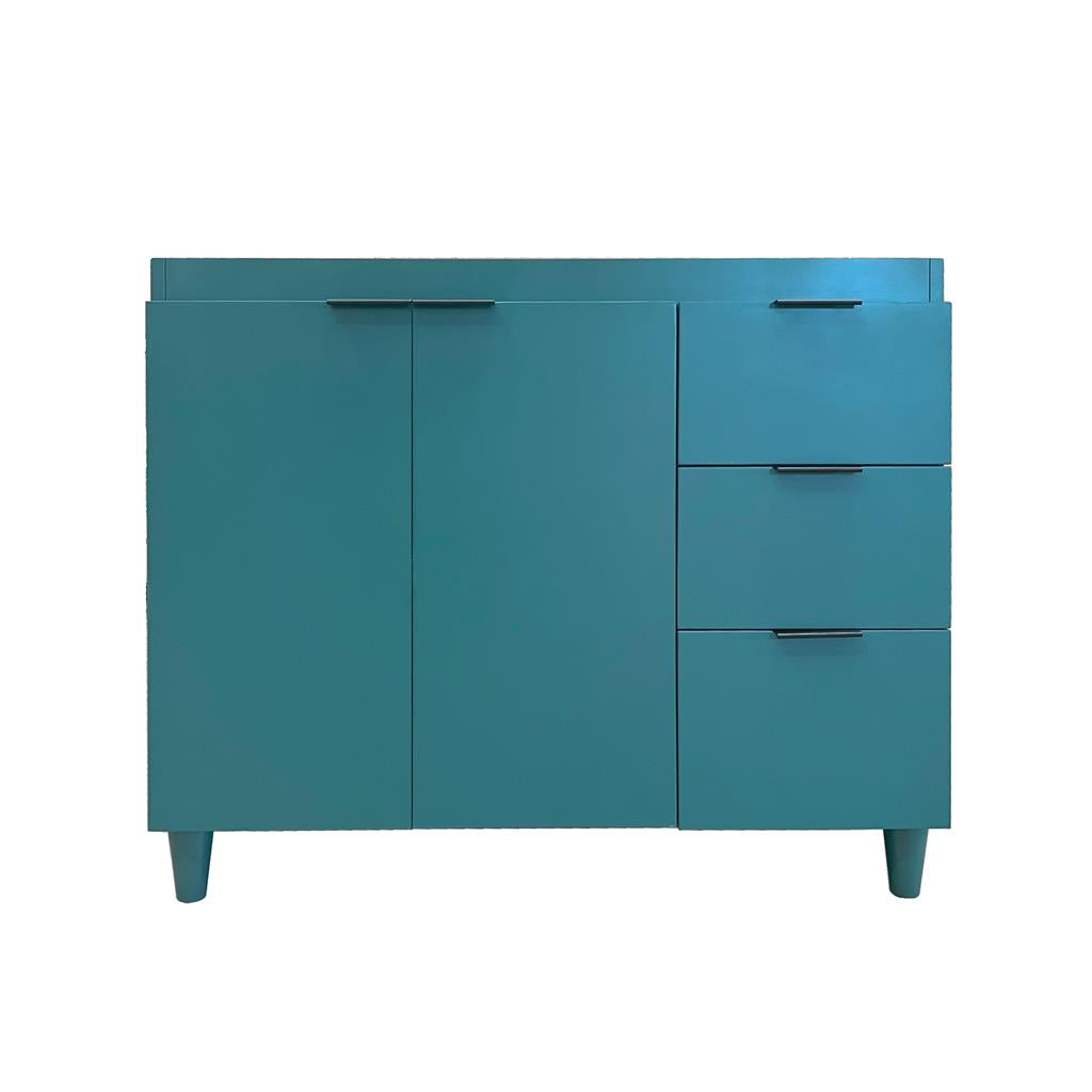 Bellaterra Evora 38.5" Single Vanity, Hunter Green, Cabinet Only