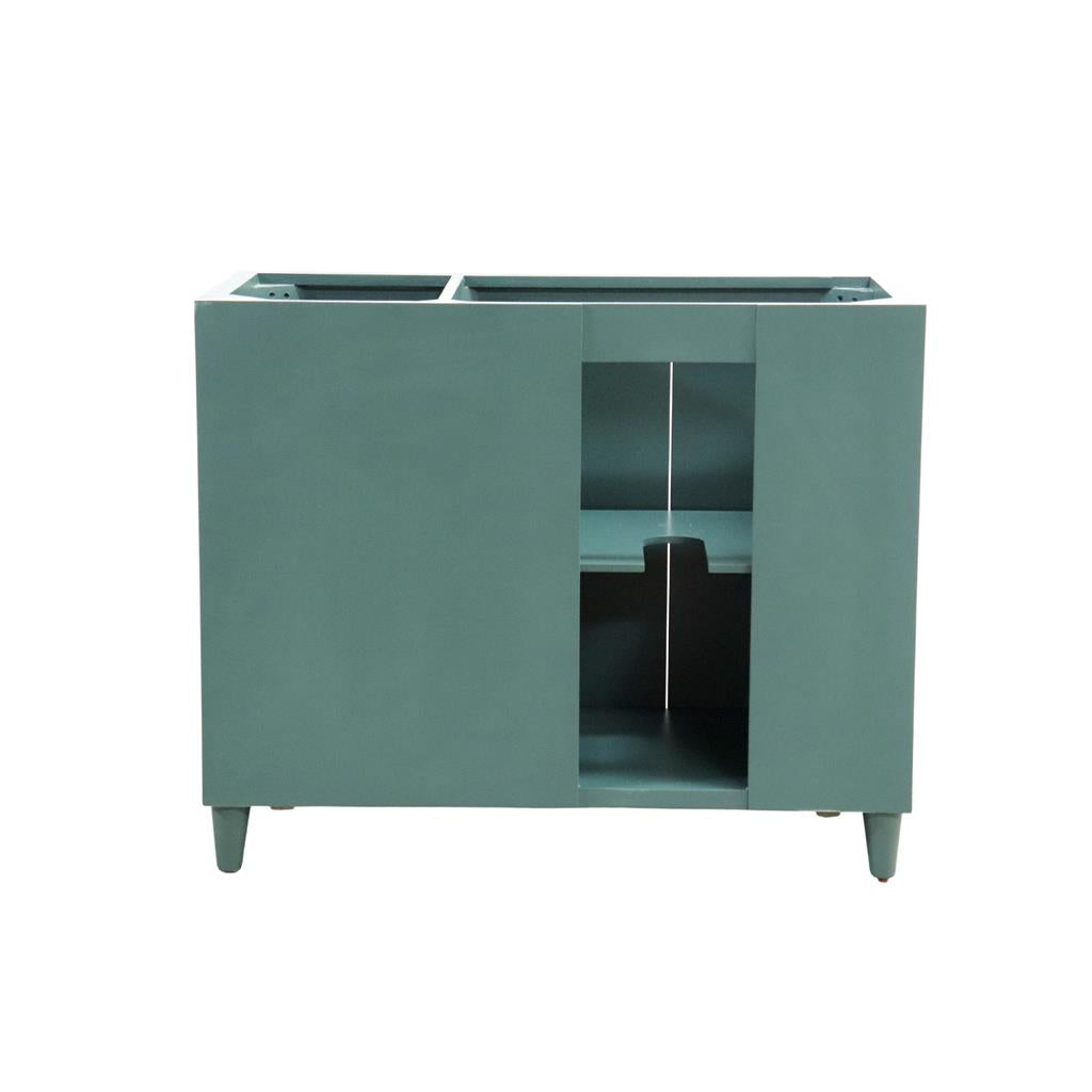 Bellaterra Evora 38.5" Single Vanity, Hunter Green, Cabinet Only