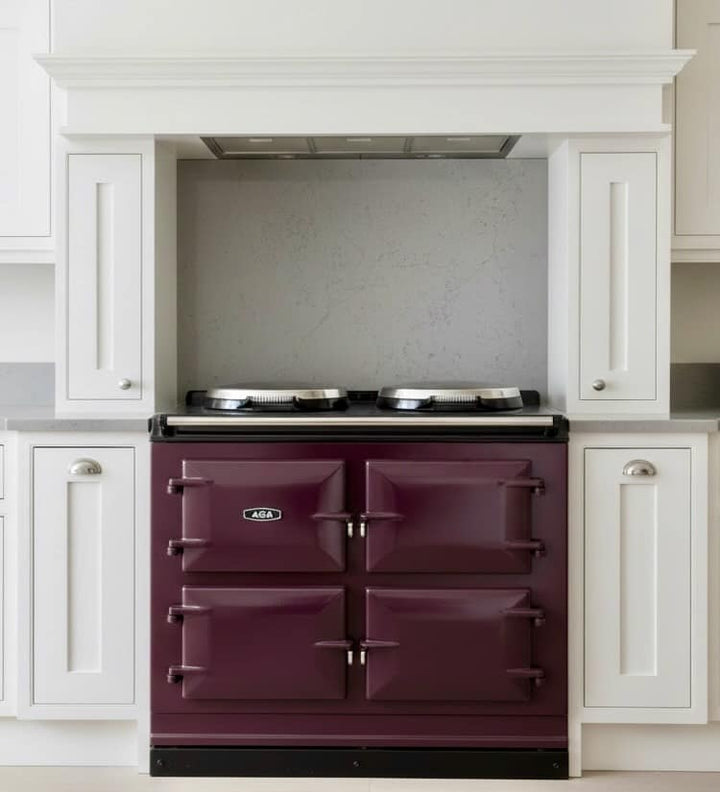 AGA eR7 Cast Iron Range 3 ovens Aubergine Gourmet Kitchen