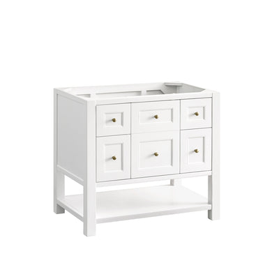 James Martin Vanities Breckenridge 36" Vanity, Bright White Cabinet Only#top-options_cabinet-only