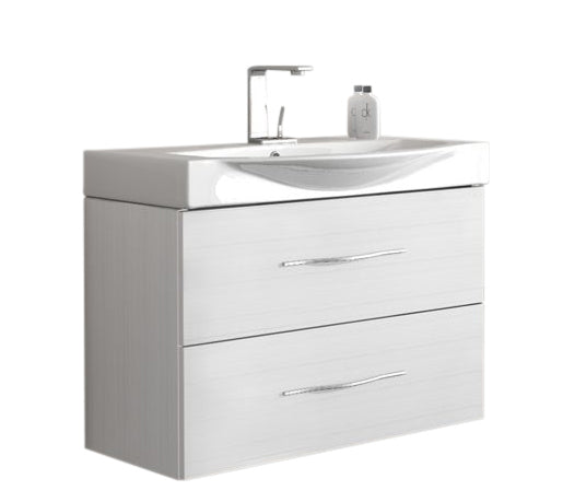 Baden Haus New York Collection 33" Single Vanity in White Ash (2 Drawer)