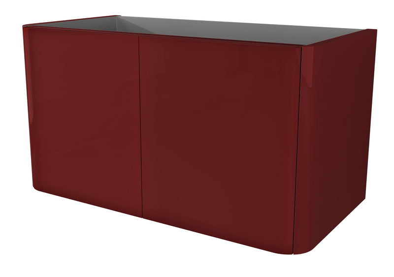 Baden Haus Liverpool Collection 37" Single Vanity in Red (2 Drawers)