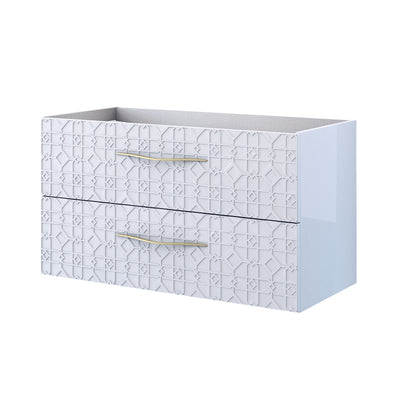 Baden Haus Miami Collection 39.4" Single Vanity in Glossy White (2 Drawers)