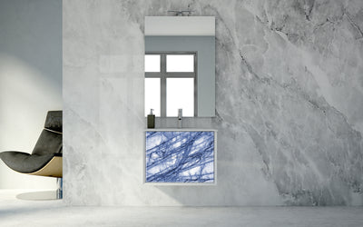 Baden Haus Bellagio Collection 28.5" Single Vanity in Blue Stone
