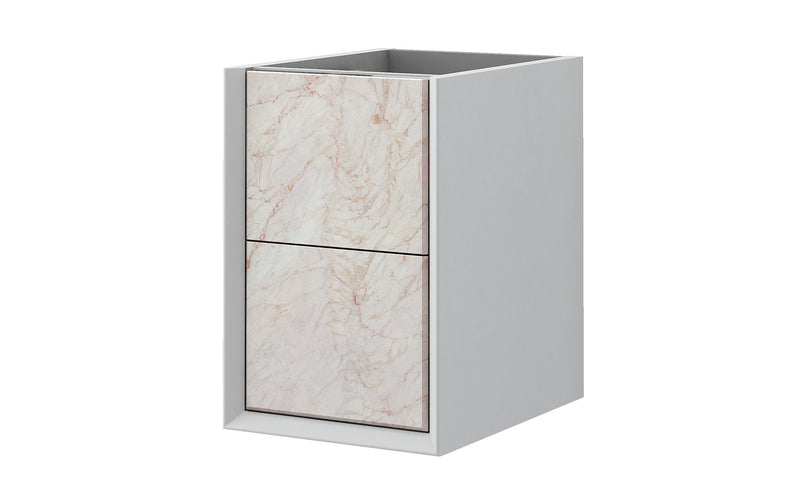 Baden Haus Bellagio Collection 14.5" Single Vanity in Pink Stone