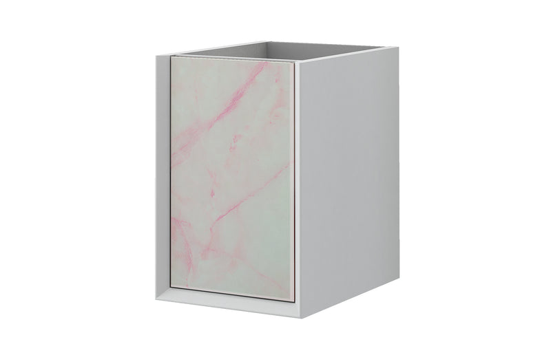 Baden Haus Bellagio Collection 14.5" Single Vanity in Light Pink Stone (Door)