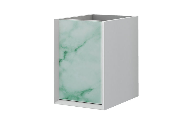 Baden Haus Bellagio Collection 14.5" Single Vanity in Light Green Stone (Door)
