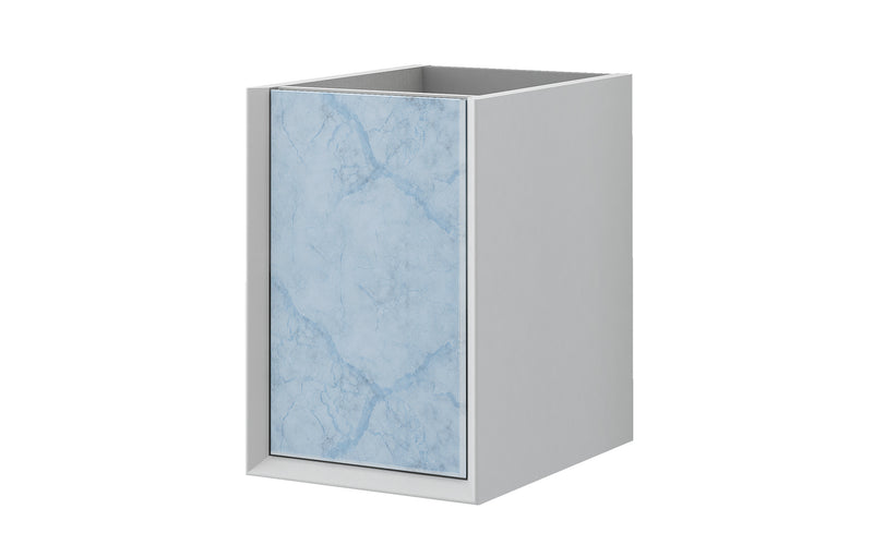 Baden Haus Bellagio Collection 14.5" Single Vanity in Light Blue Stone (Door)