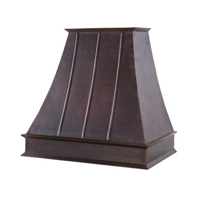 38" 1250 CFM Copper Euro Range Hood with Screen Filters