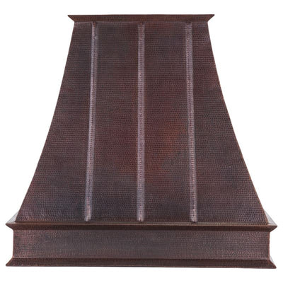 38" 1065 CFM Copper Euro Range Hood with Baffle Filters