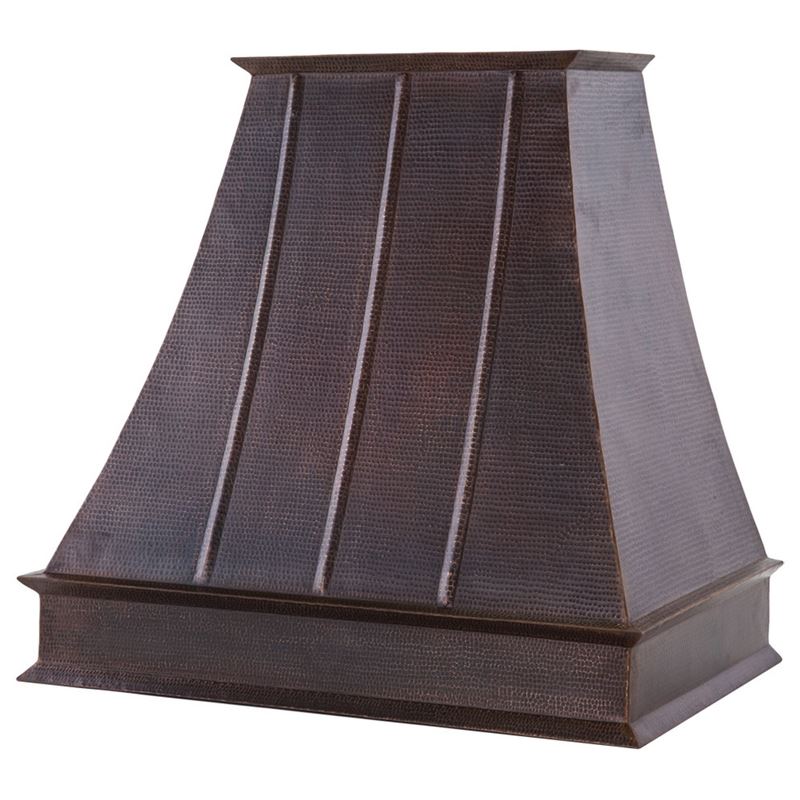 38" 1065 CFM Copper Euro Range Hood with Baffle Filters