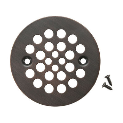 4.25" Round Shower Drain Cover in Oil Rubbed Bronze