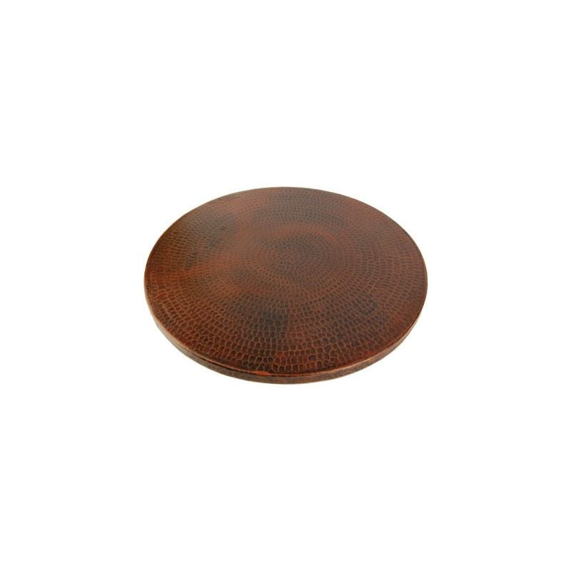 20" Hand Hammered Copper Lazy Susan