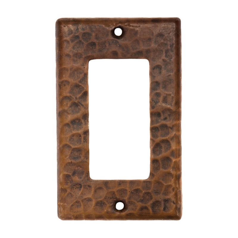Copper Single Ground Fault/Rocker GFI Switchplate Cover - Quantity 4