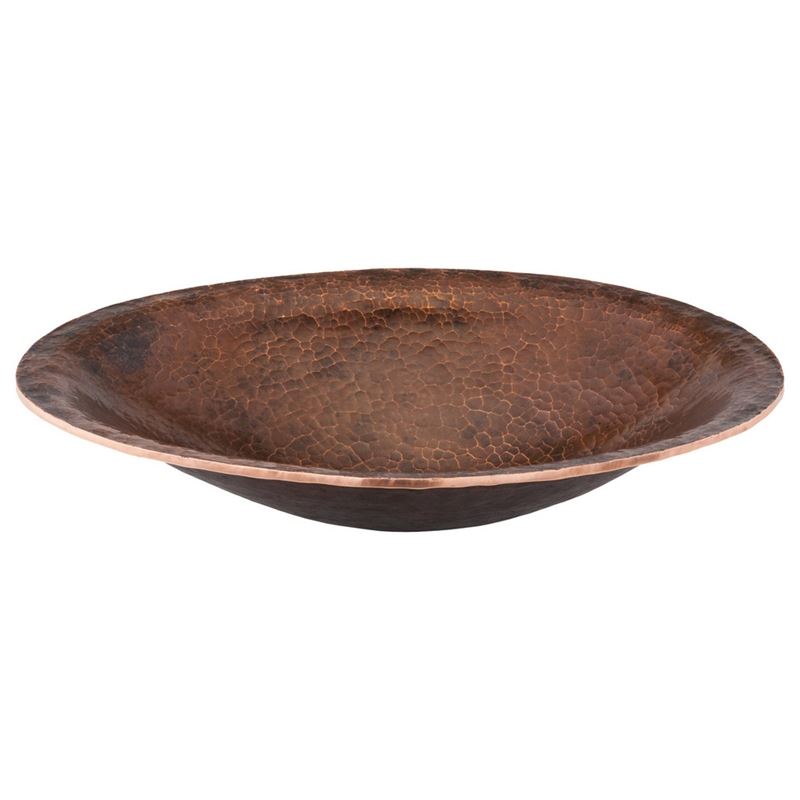 Oval Hand Forged Old World Copper Vessel Sink