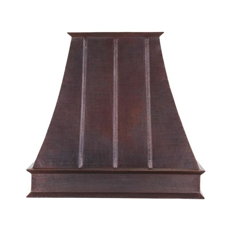 38" 1250 CFM Copper Euro Range Hood with Screen Filters